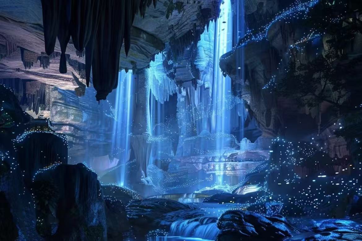Firefly Water Cave Underground Grand Canyon